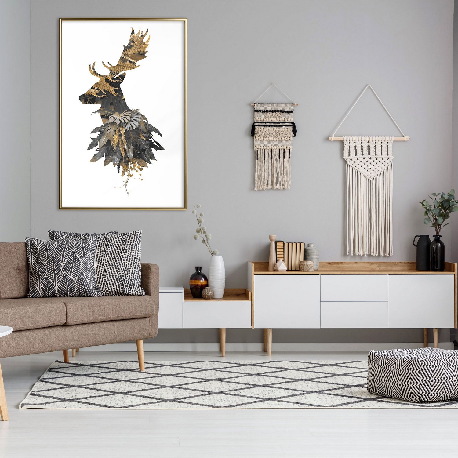 Poster Artgeist Affisch Forest Deer