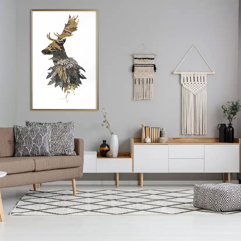 Poster Artgeist Affisch Forest Deer