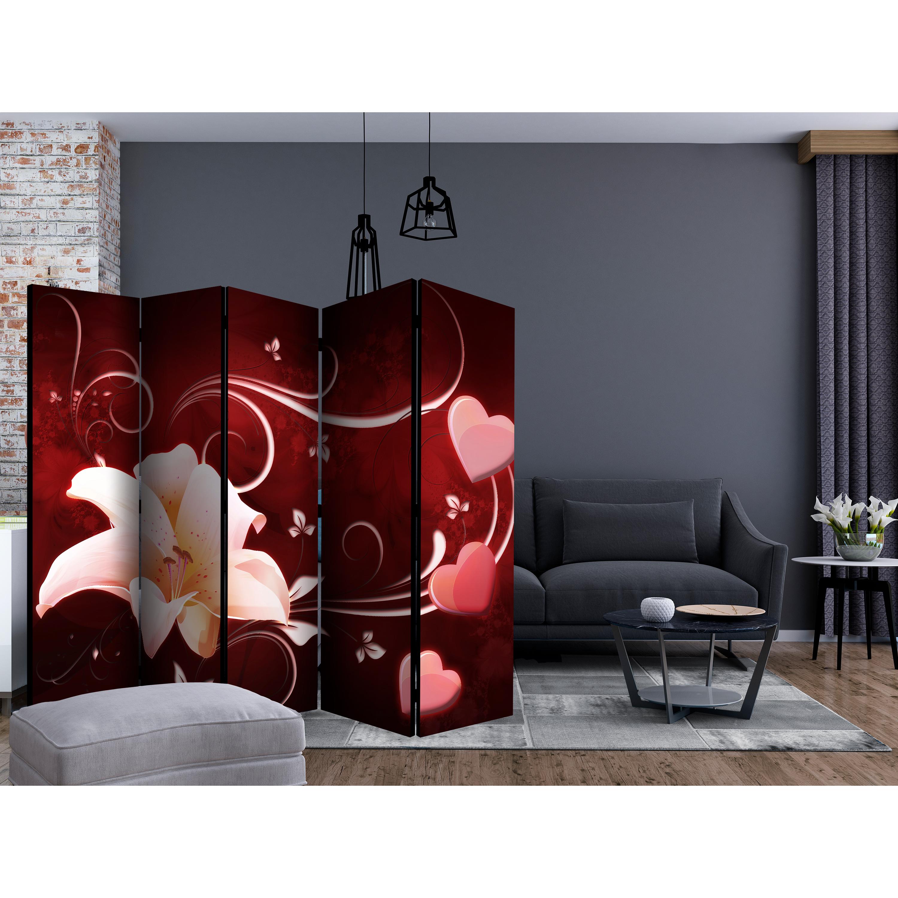 Rumsavdelare Skärmvägg Arkiio Love Message II 225x172 cm