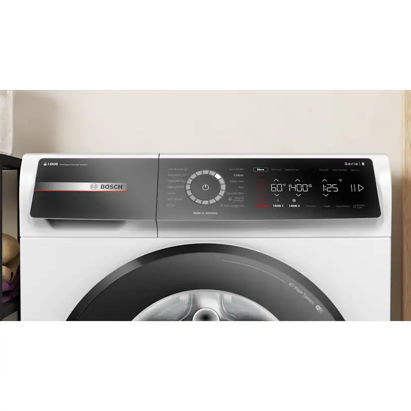 Tvättmaskin Bosch WGB244ALSN Serie 8 iDOS 2.0 Ånga Energiklass A