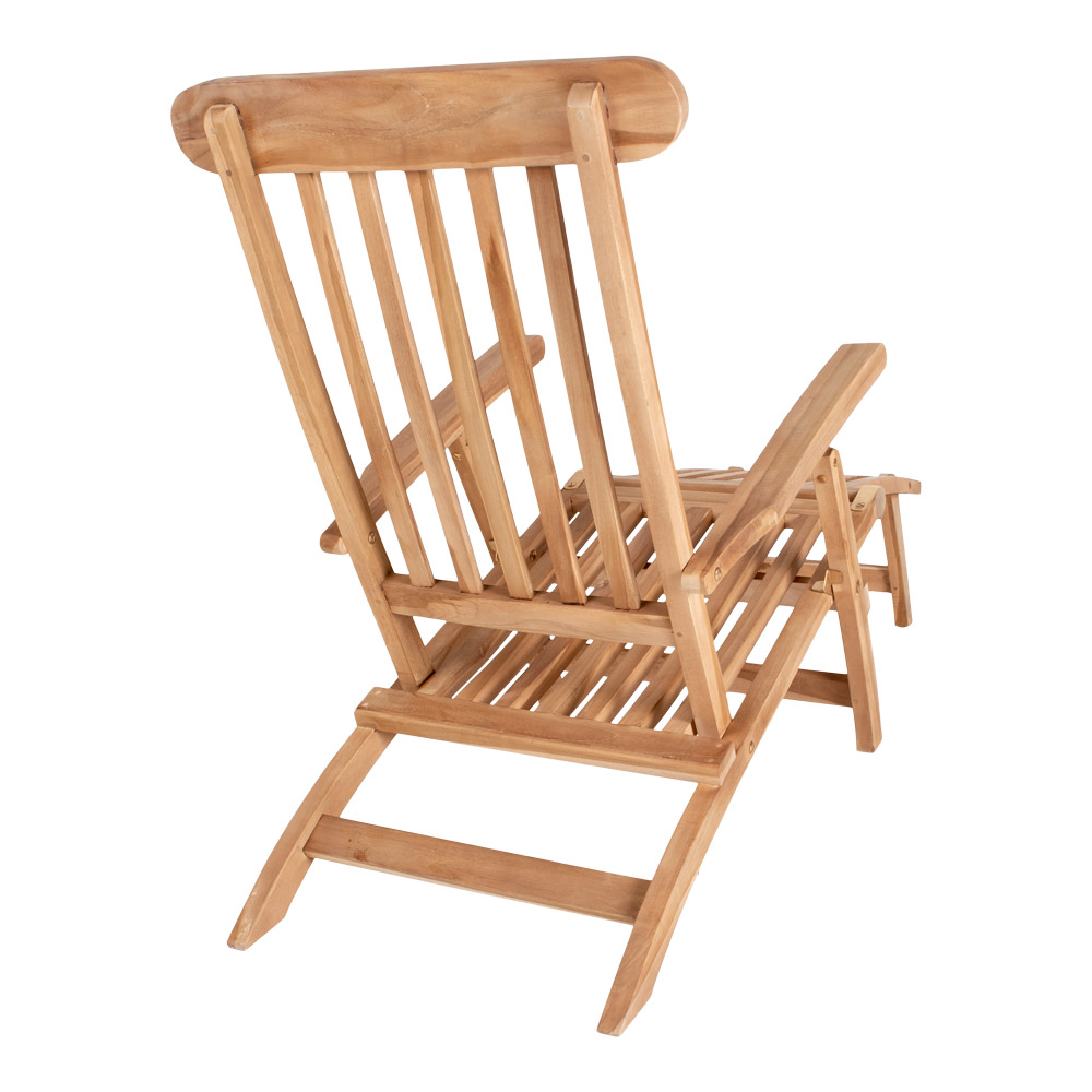 Solstol House Nordic Arrecife Solsäng med Justerbart Ryggstöd i Teak
