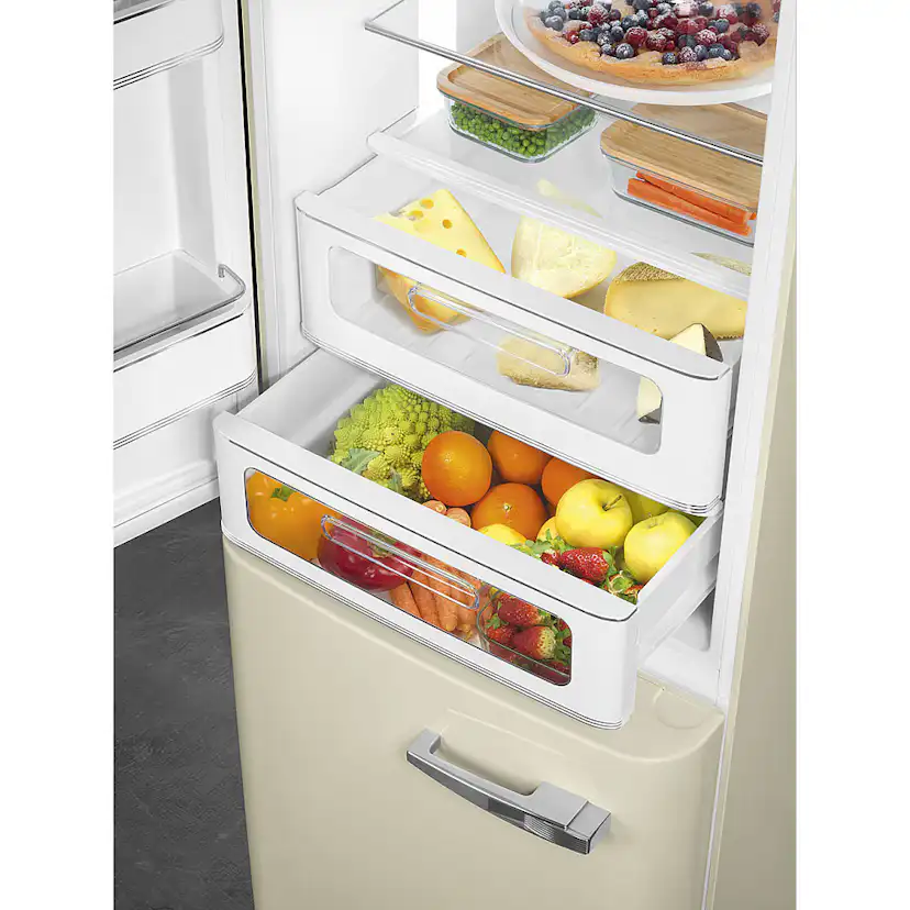 Kombinerad Kyl/Frys Smeg FAB32LCR6 Creme 50's Style