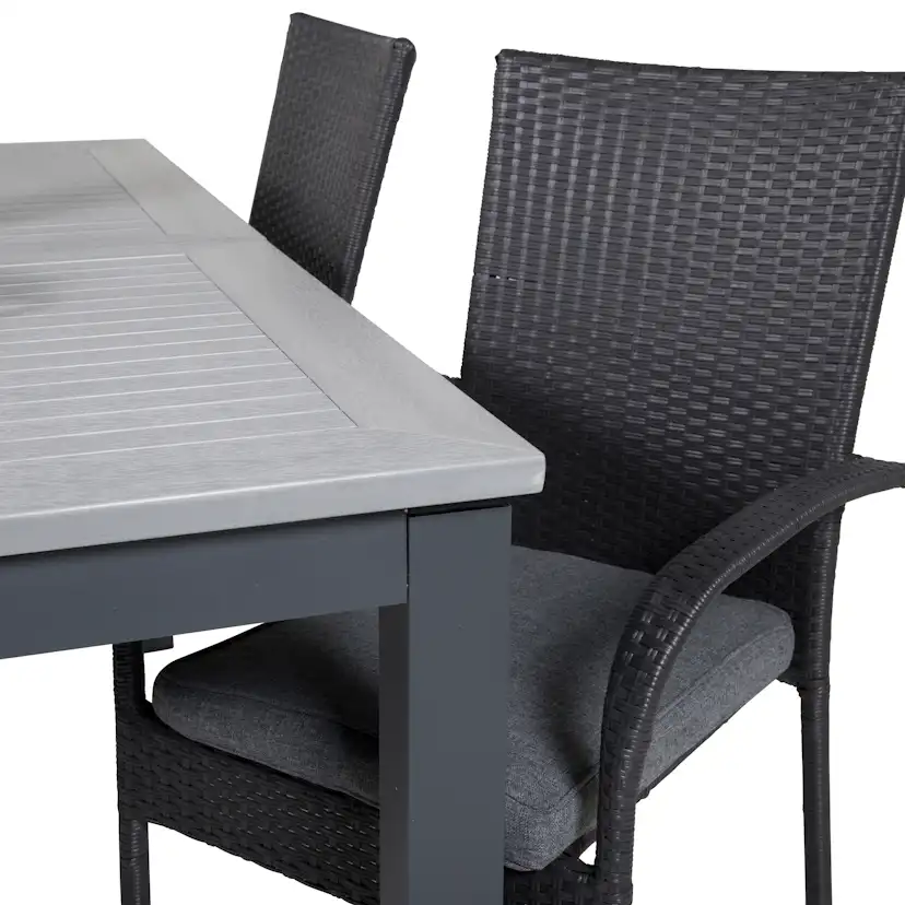 Matgrupp Venture Home Aleyna 152/210 med 4 Asta Stolar