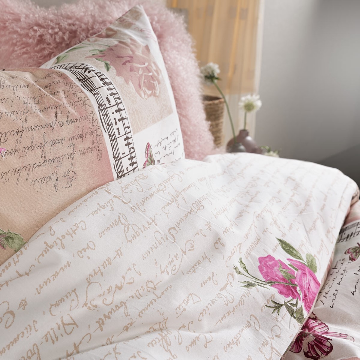 Påslakanset Borganäs of Sweden Vintage Gala Dubbelsäng