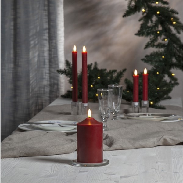 2pAntRödFlamme25cm Röd