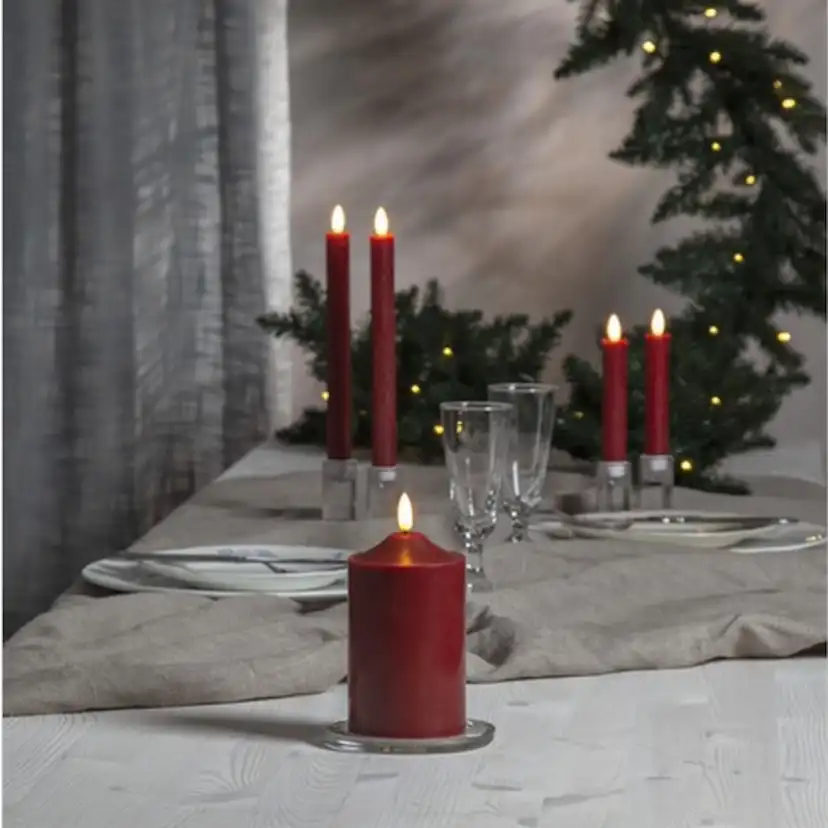 2pAntRödFlamme25cm Röd