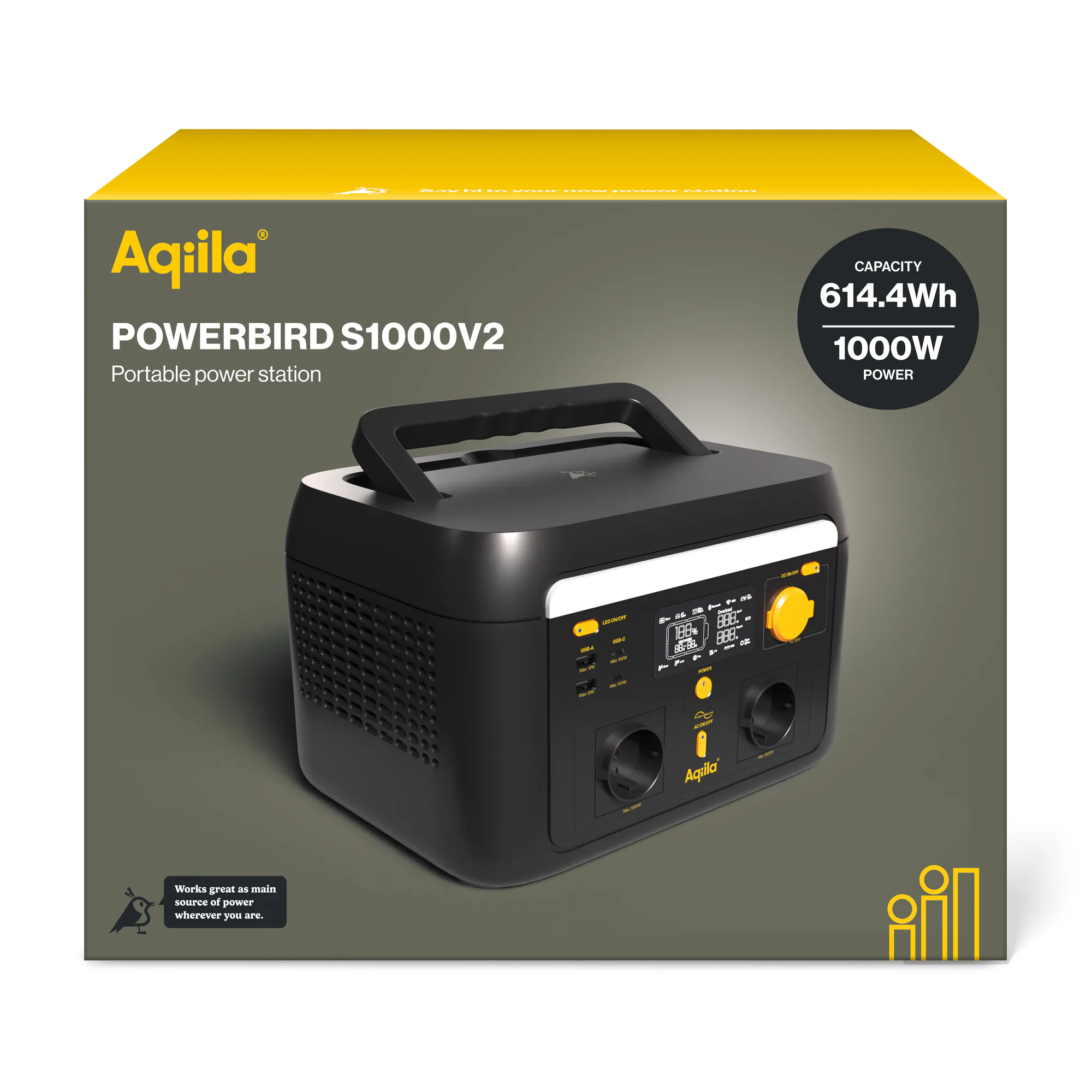 Powerstation Aqiila Powerbird 1000W