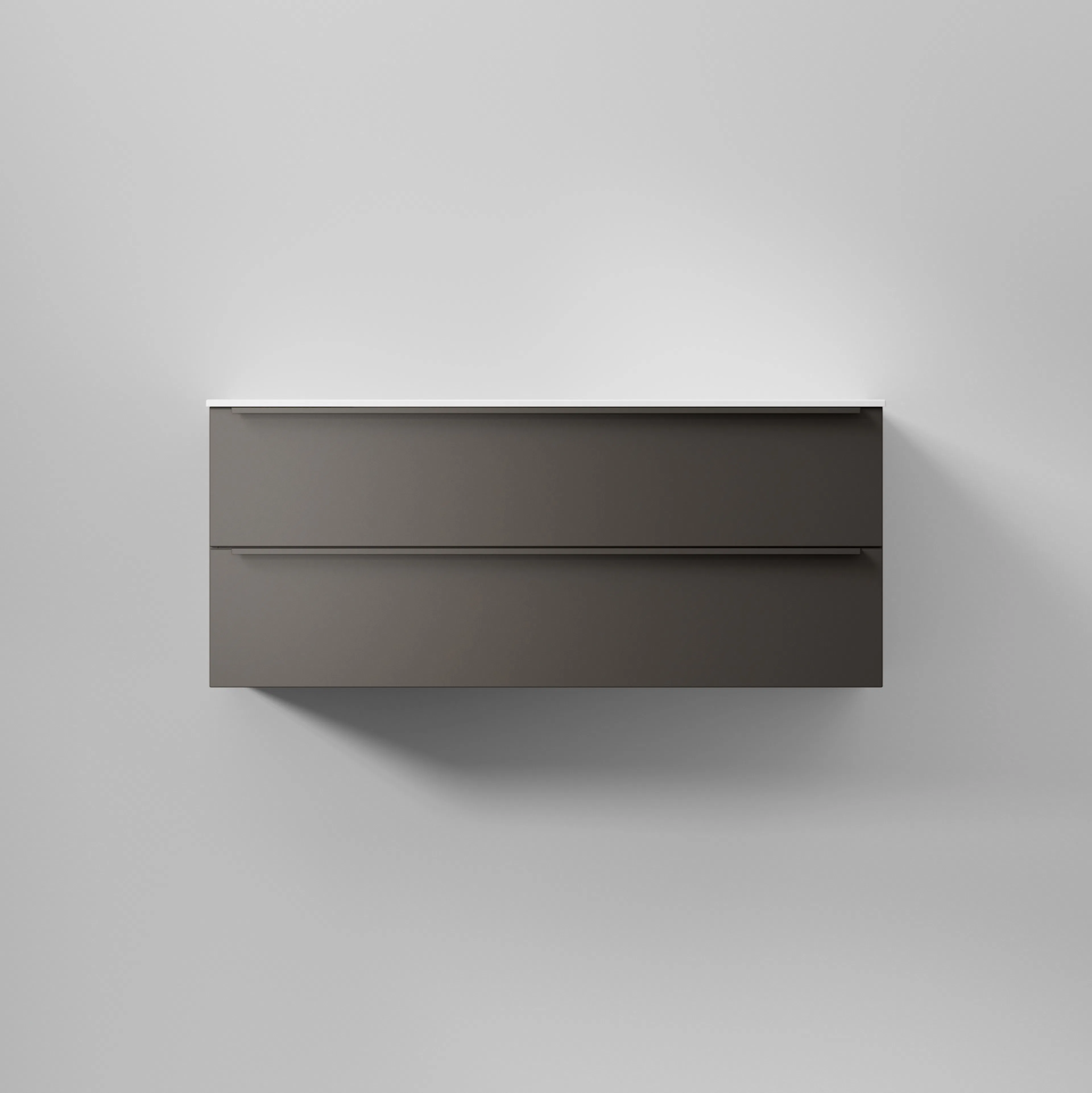 Kommod Core Avant 120 Carbon Grey, 2 Lådor Carbon Grey, 1200x454x500 mm
