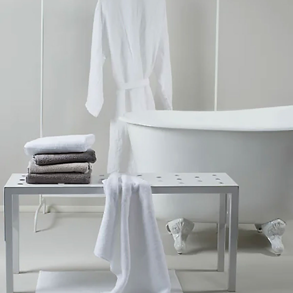 Badrumsmatta Himla Max White