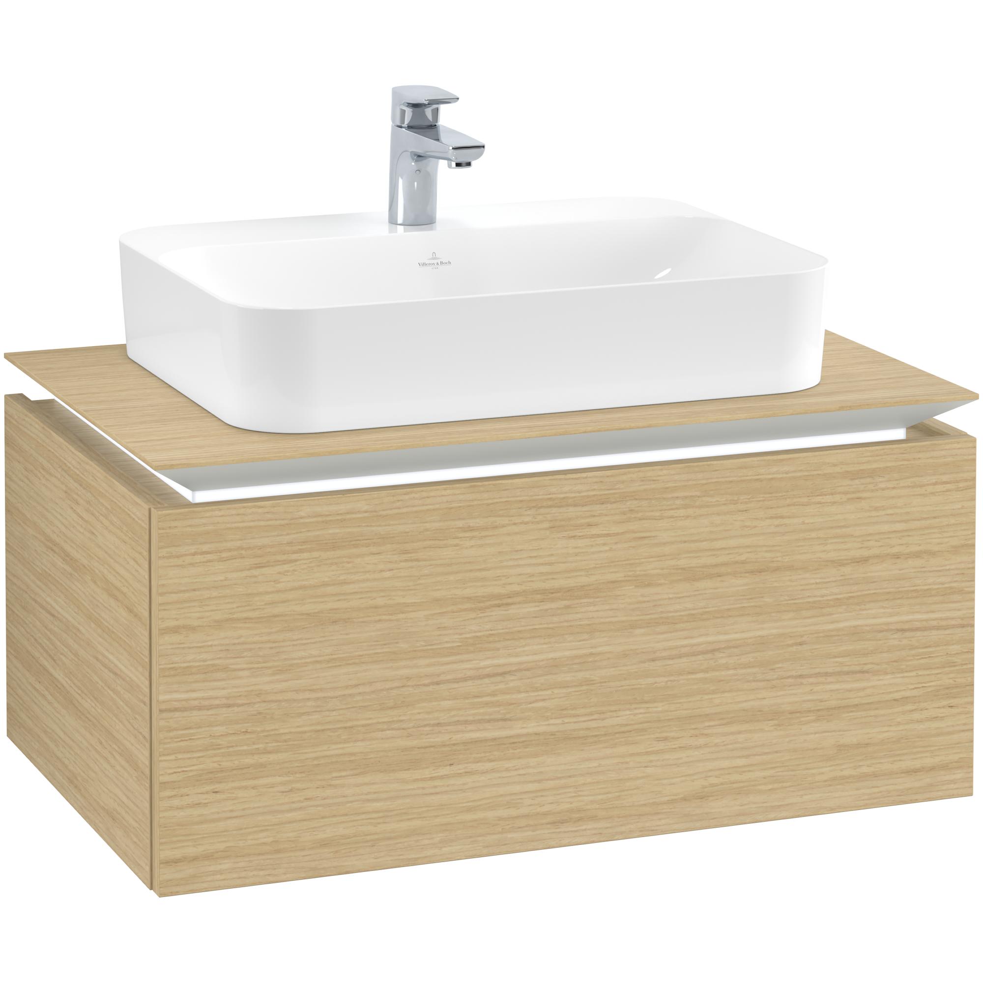 Tvättställsskåp Villeroy & Boch Legato Kompakt med 1 Låda för Ytmonterat Tvättställ från Finion & Memento
