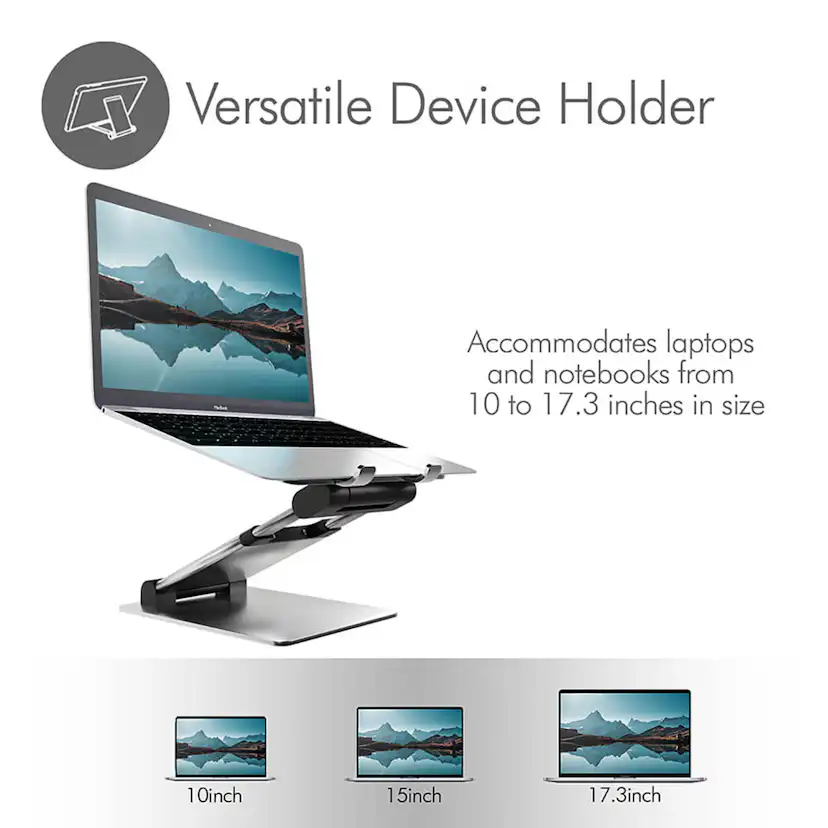 Laptopställ Desire2 Supreme Sit-Stand Aluminium