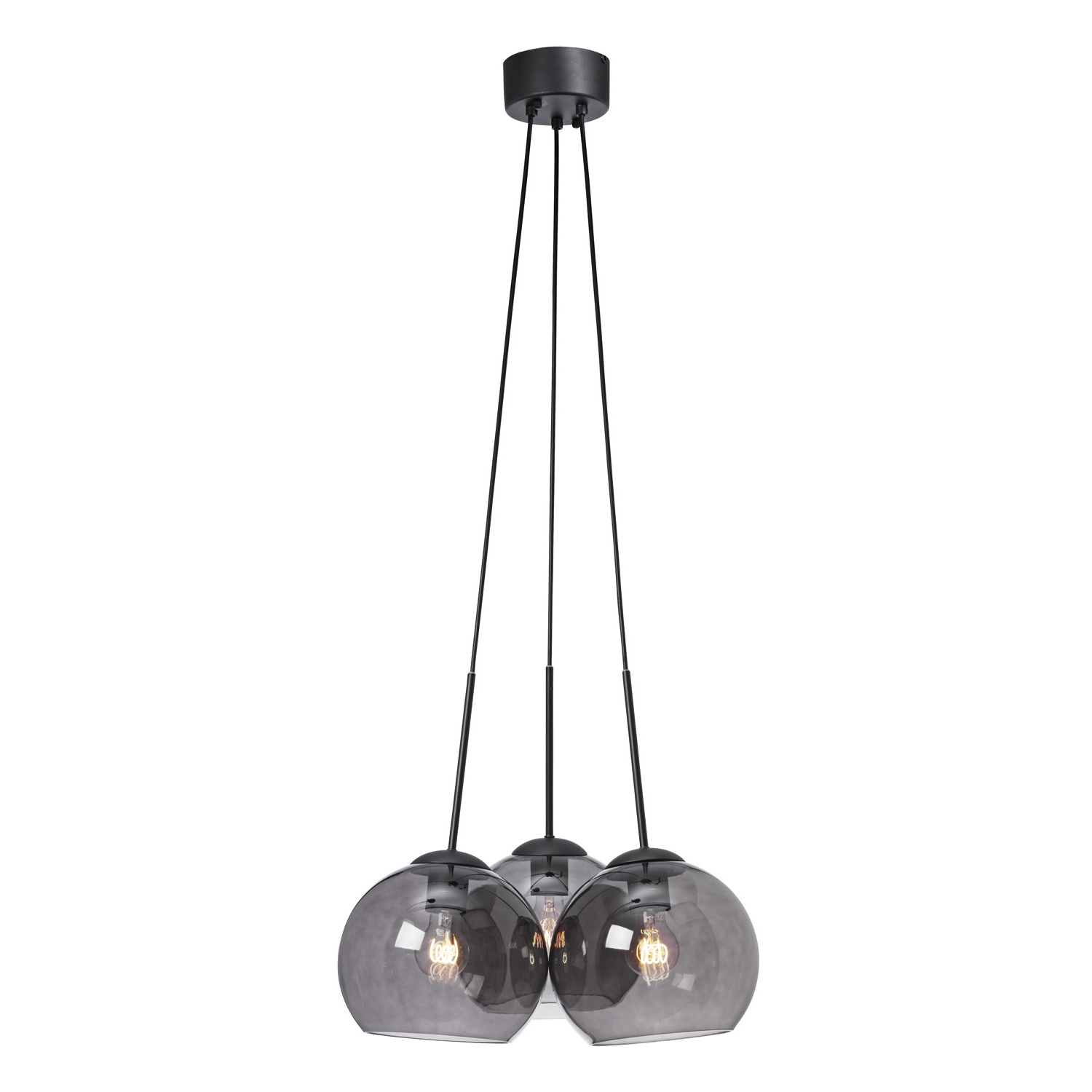 Taklampa Cottex Salle Hängande Lampa med 3 Glaskupor