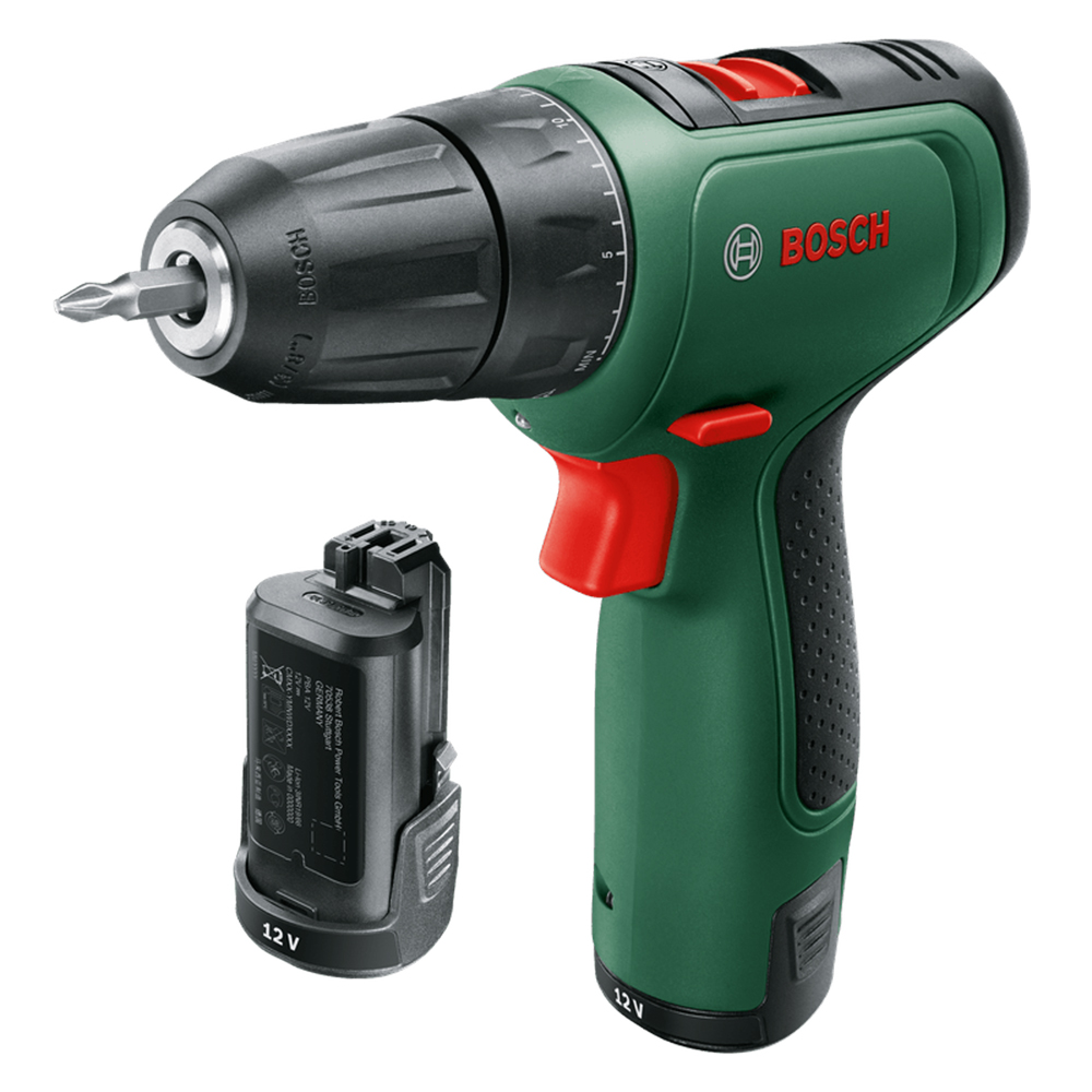 Borrskruvdragare Bosch Power Tools Easy 1200 2x1,5 Ah