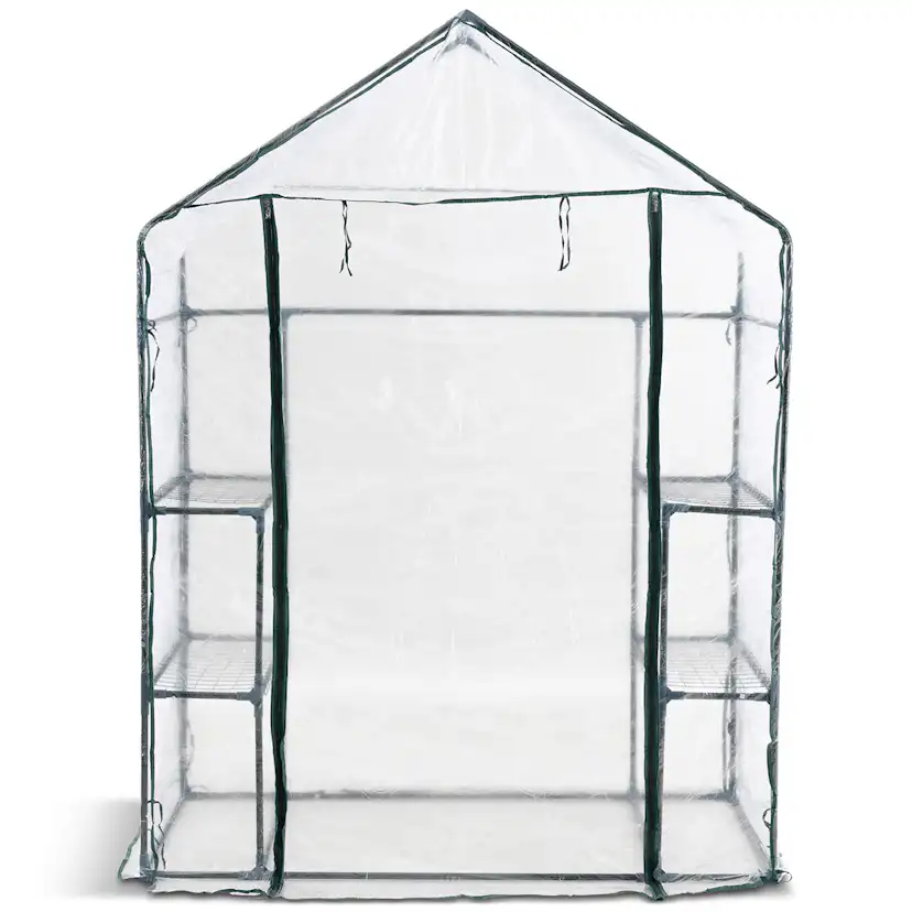 Växthus Metalcraft 1,04 kvm Transparent Rektangulärt