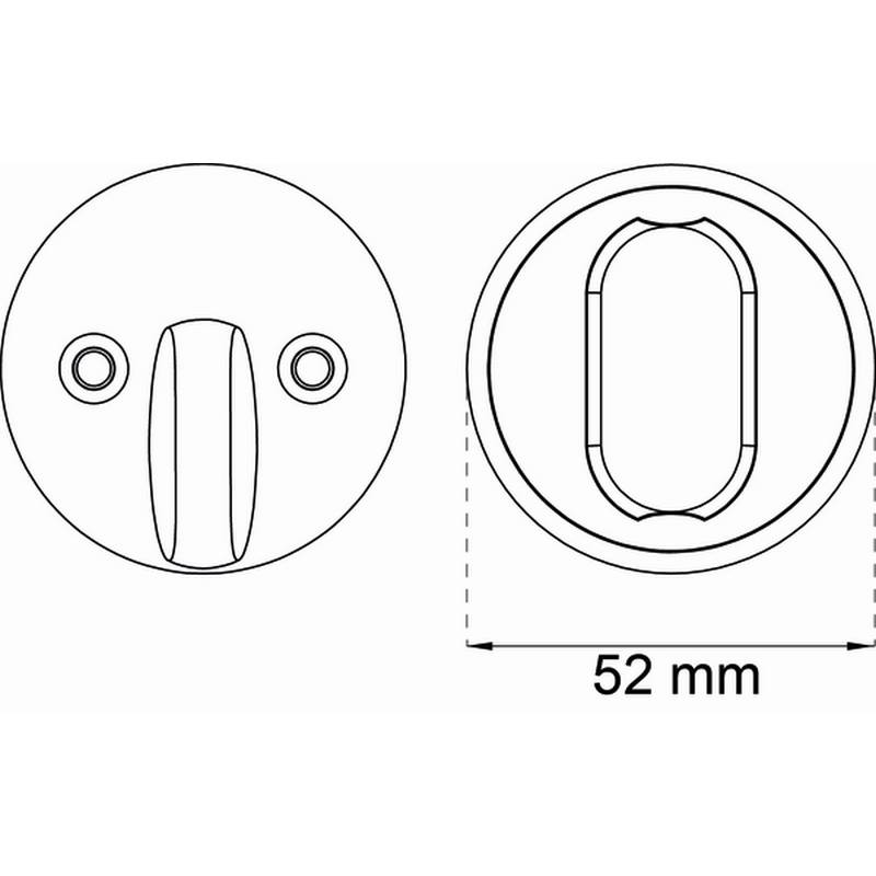 Cylindervredsats Habo F40 Borstad Krom