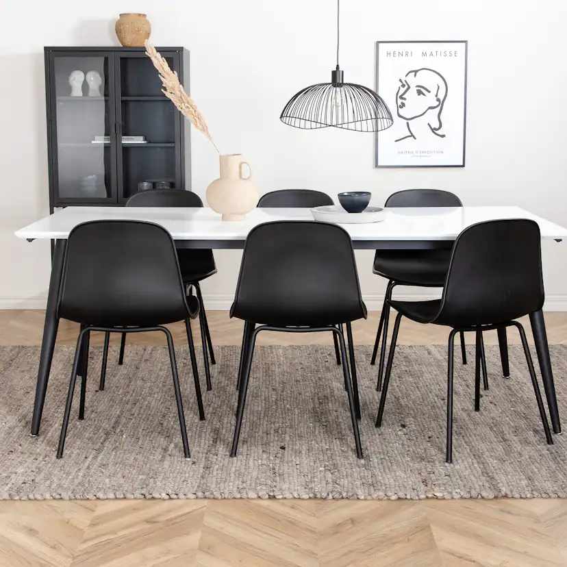 Matgrupp Venture Home Jolie med 6 Ardi Stolar