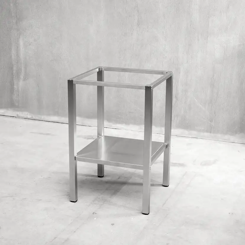 Bänkstativ Vilan Stainless Rostfri Variant Stativ med Underhylla