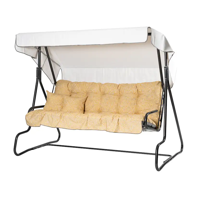 De Grande 3- pers. hammock, 98B Grå/Gul