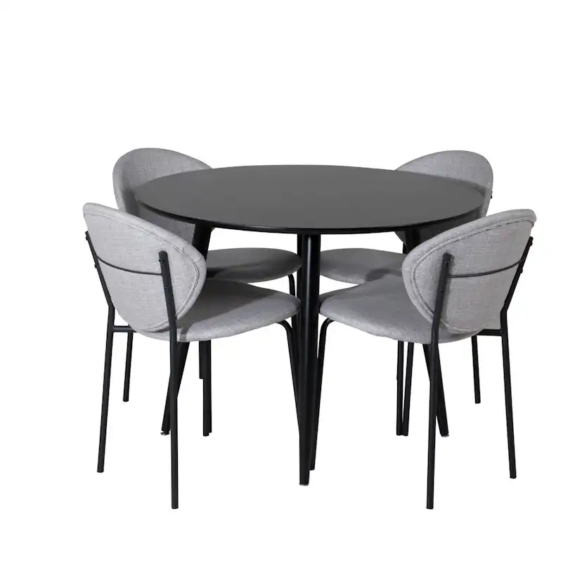 Matgrupp Venture Home Plaza med 4st Vault Stolar