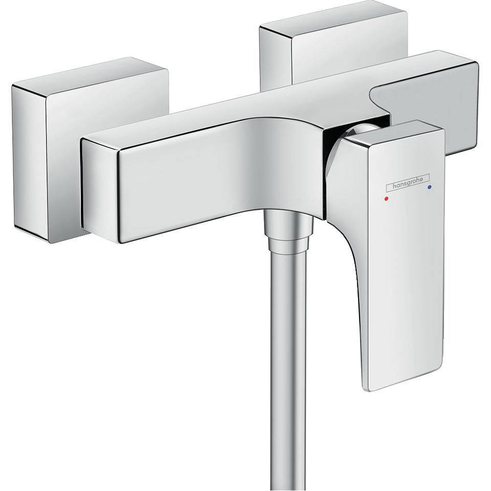 Metropol 1-grepps duschblandare Krom