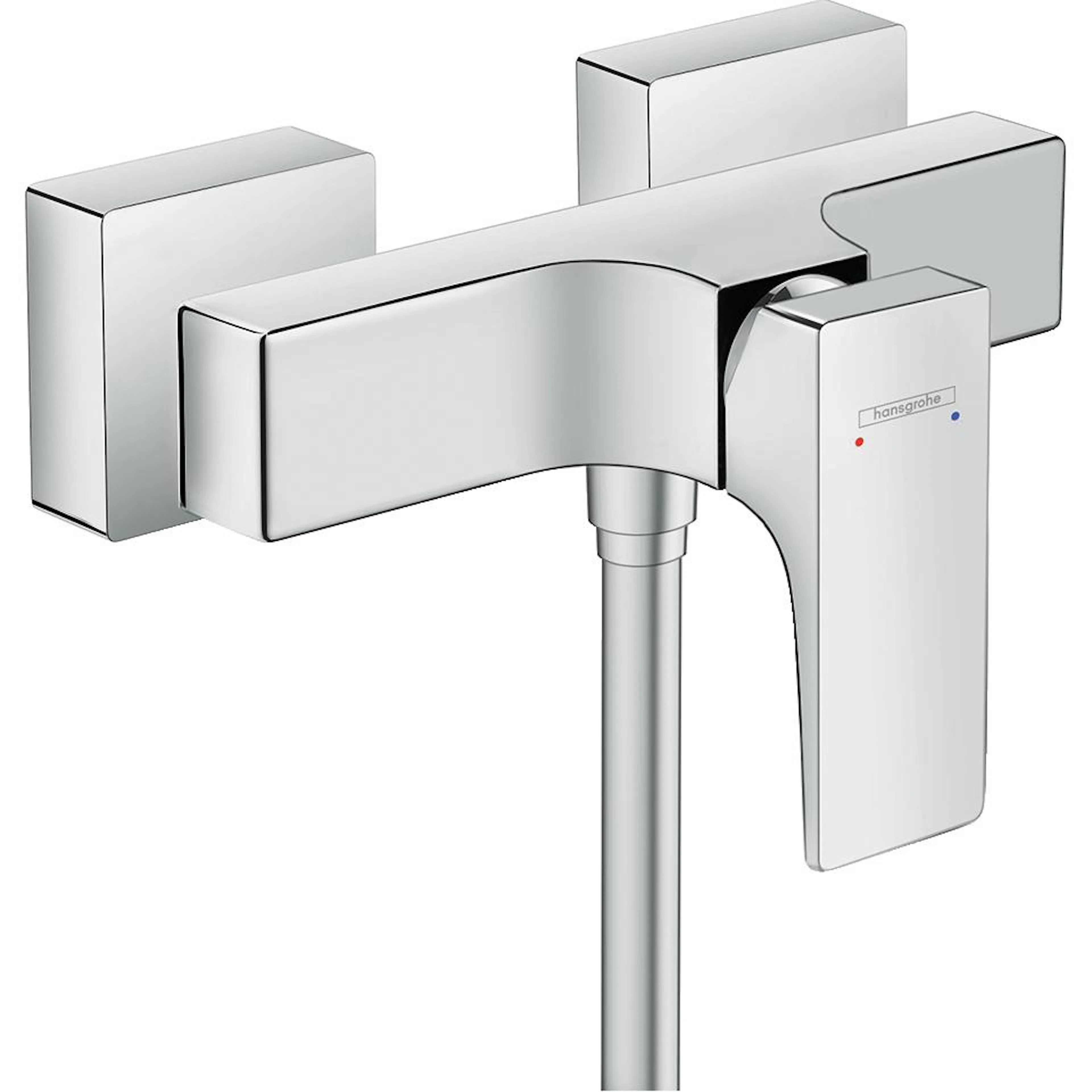 Metropol 1-grepps duschblandare Krom