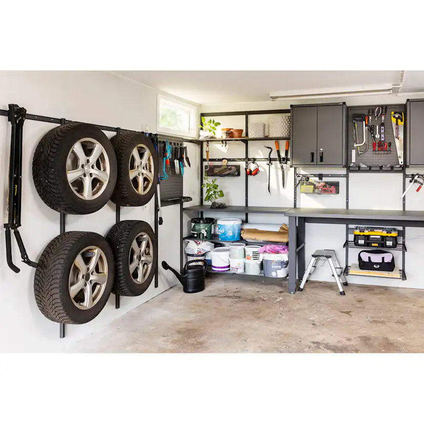 Däckförvaring Elfa Garage+ 4-pack