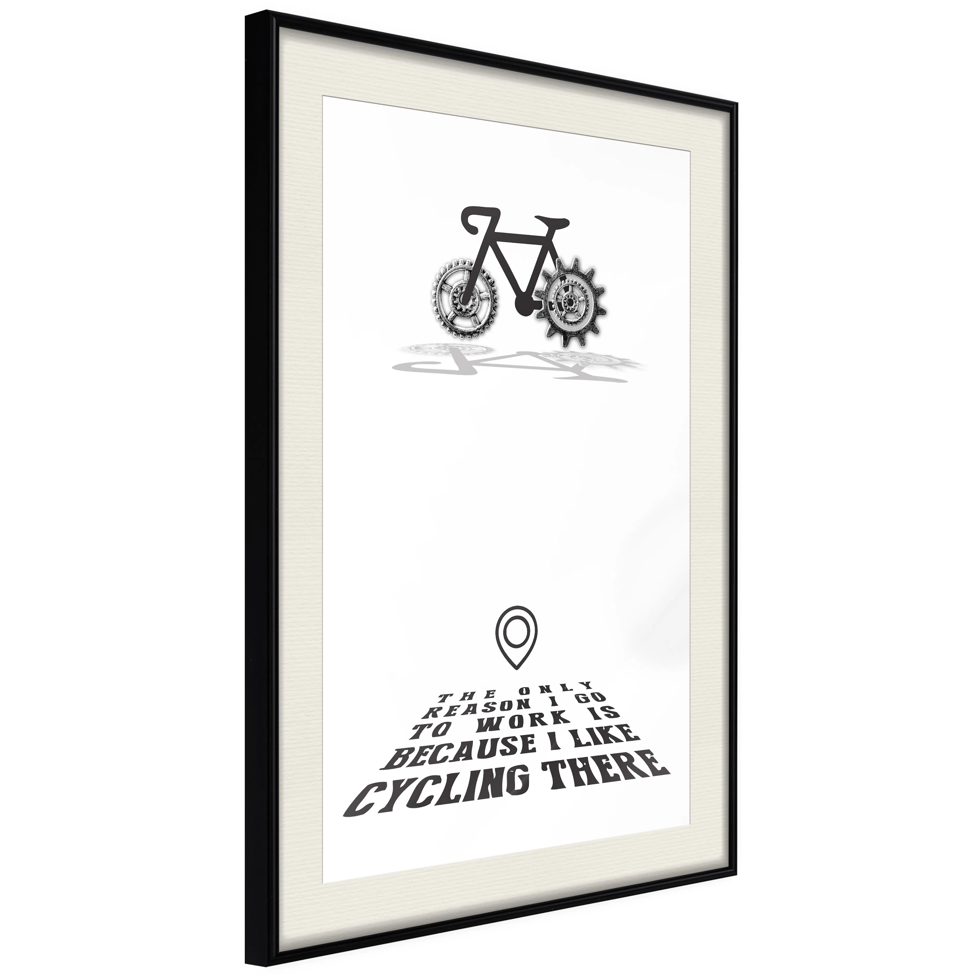 Poster Artgeist Affisch I like Cycling