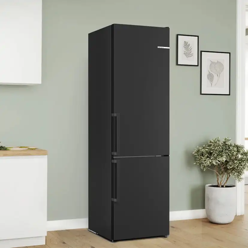 Kombiskåp Kyl/Frys Bosch 2 st KGN39VXCT Serie 4 203cm Rostfri med VitaFresh och NoFrost