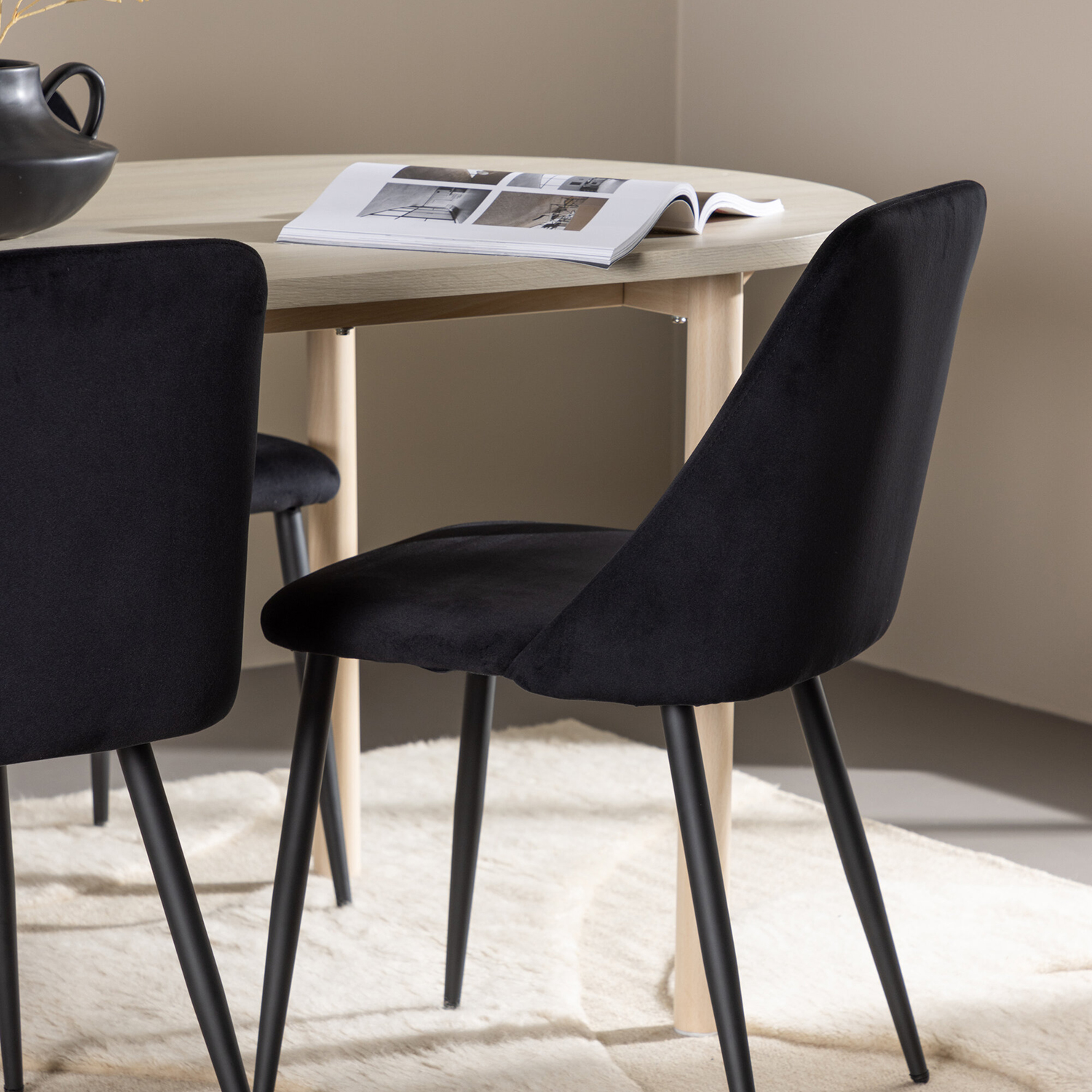 Matgrupp Venture Home Andy 180 med 4 st Night Stolar