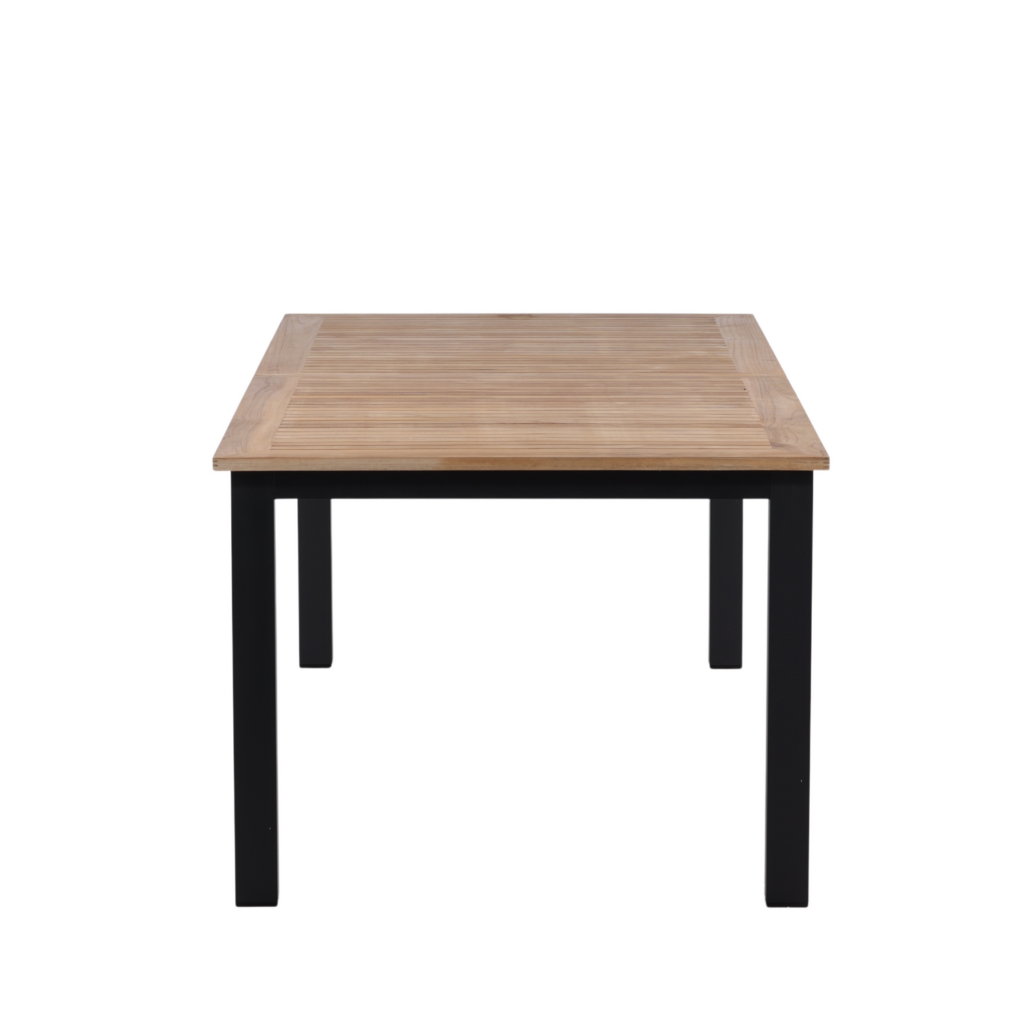 Panama - Table - 224/324*100 - svart Alu/Teak Svart/Teak