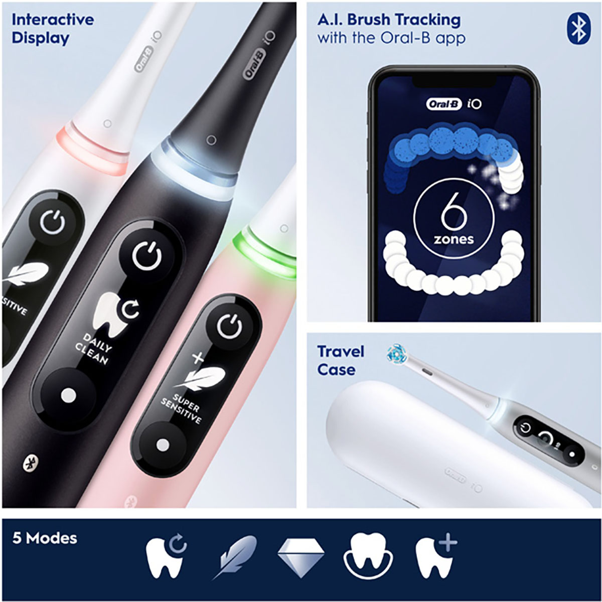 Eltandborste Oral-B iO6S Black Lava