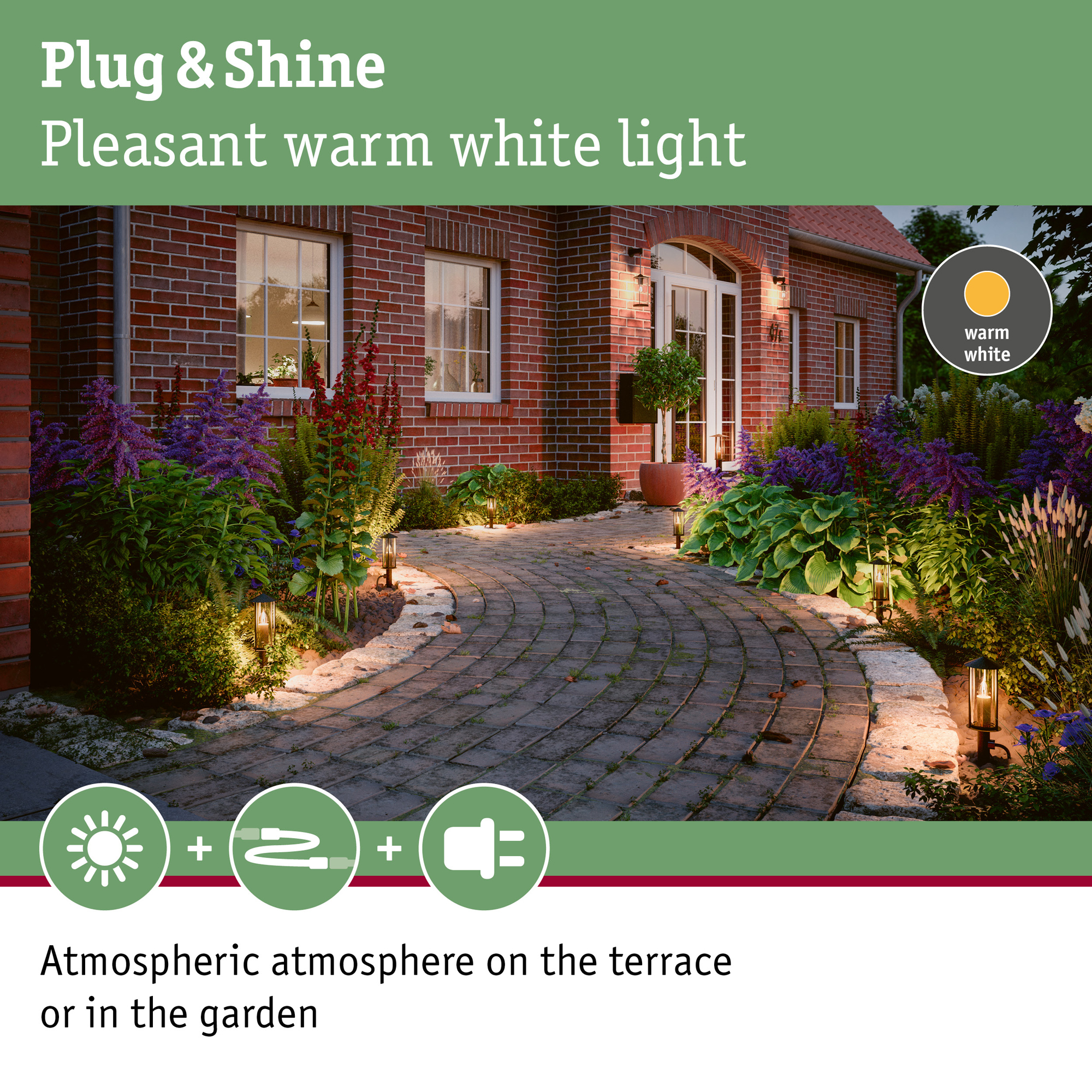 Pollare LED Paulmann Classic Plug & Shine IP44 24V
