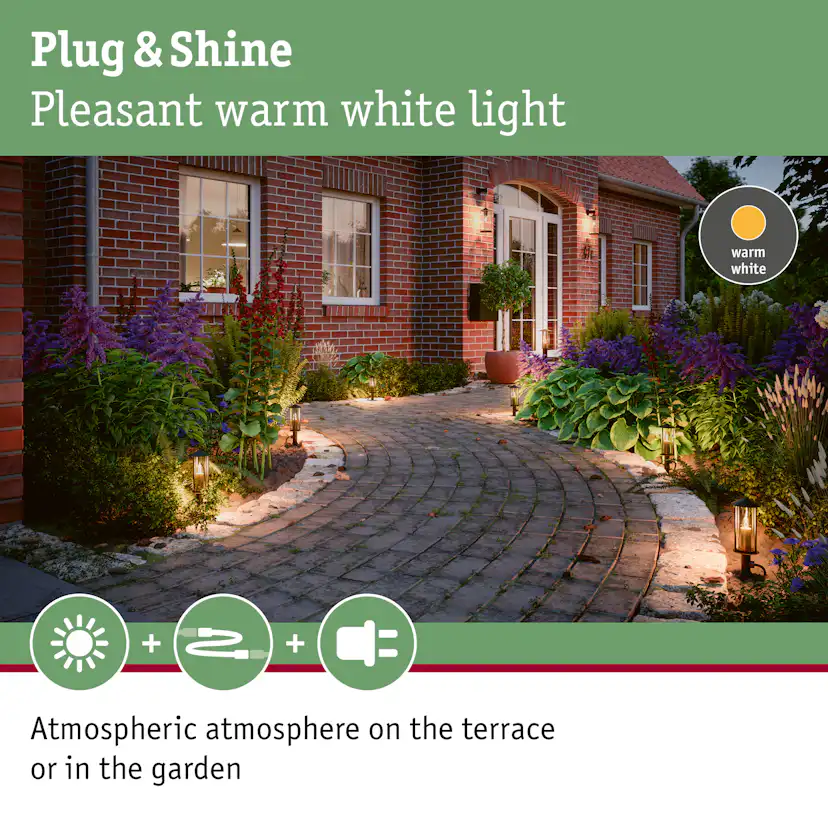Pollare LED Paulmann Classic Plug & Shine IP44 24V