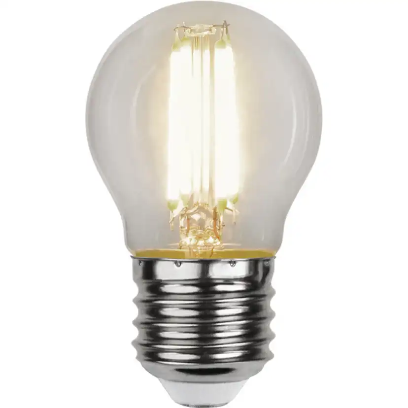 LED-lampa Star Trading E27 G45 Clear 3-step memory