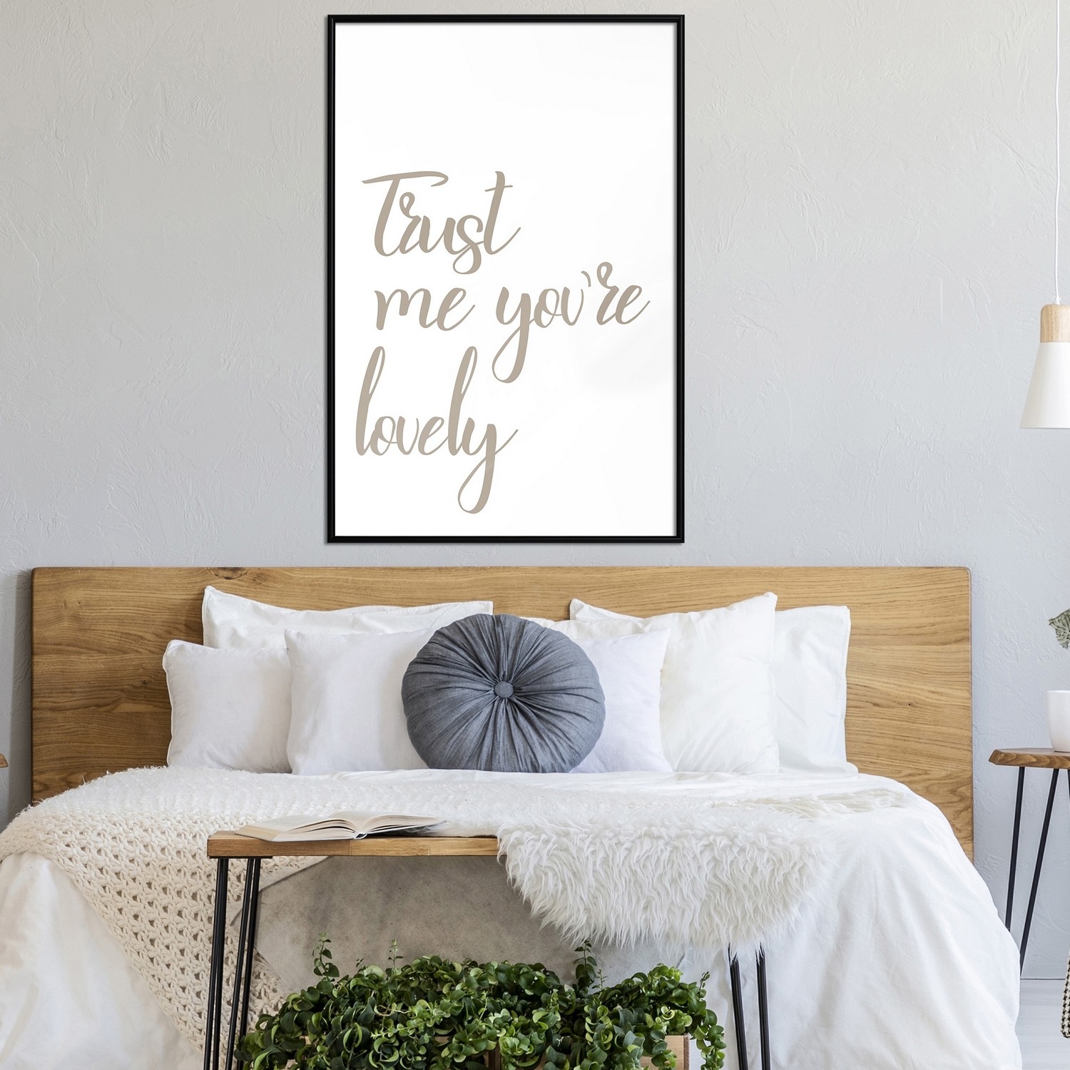 Affisch - Trust Me You're Lovely [Poster] 30x45 Svart ram, 30x45 cm