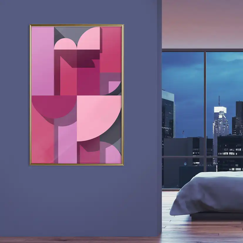 Poster Artgeist Affisch Abstract Home