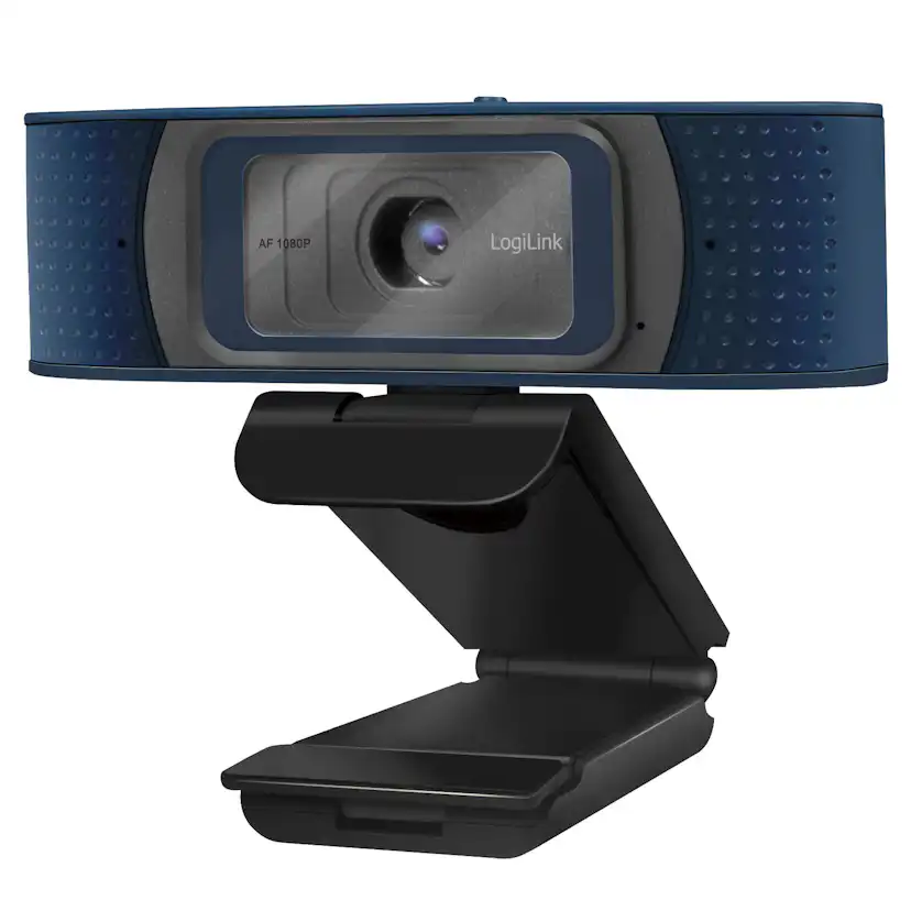 Webbkamera LogiLink Pro 1080p 80° Autofokus 2x Mic