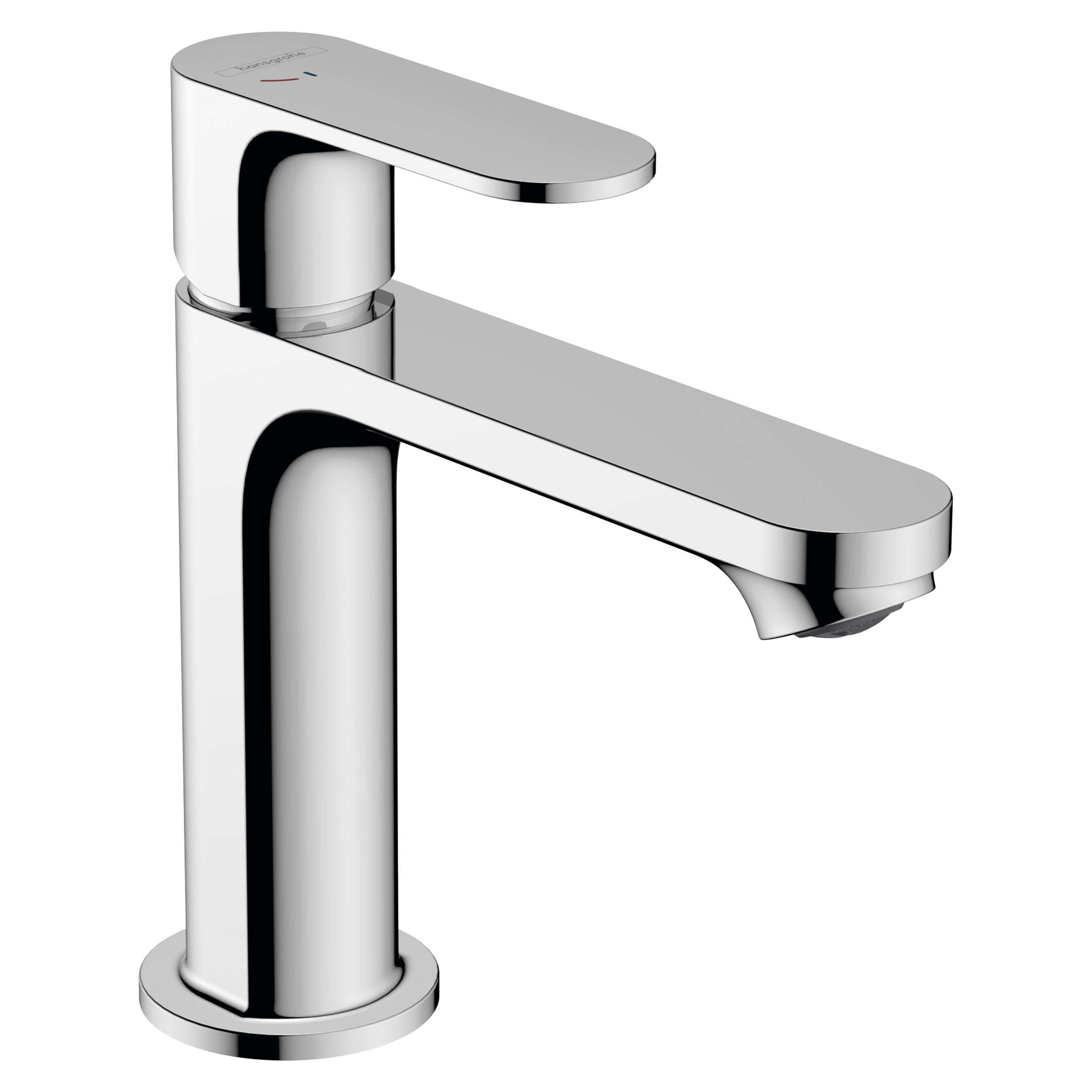 Tvättställsblandare Hansgrohe Rebris S 1-grepps 110 CoolStart med Lyftventil