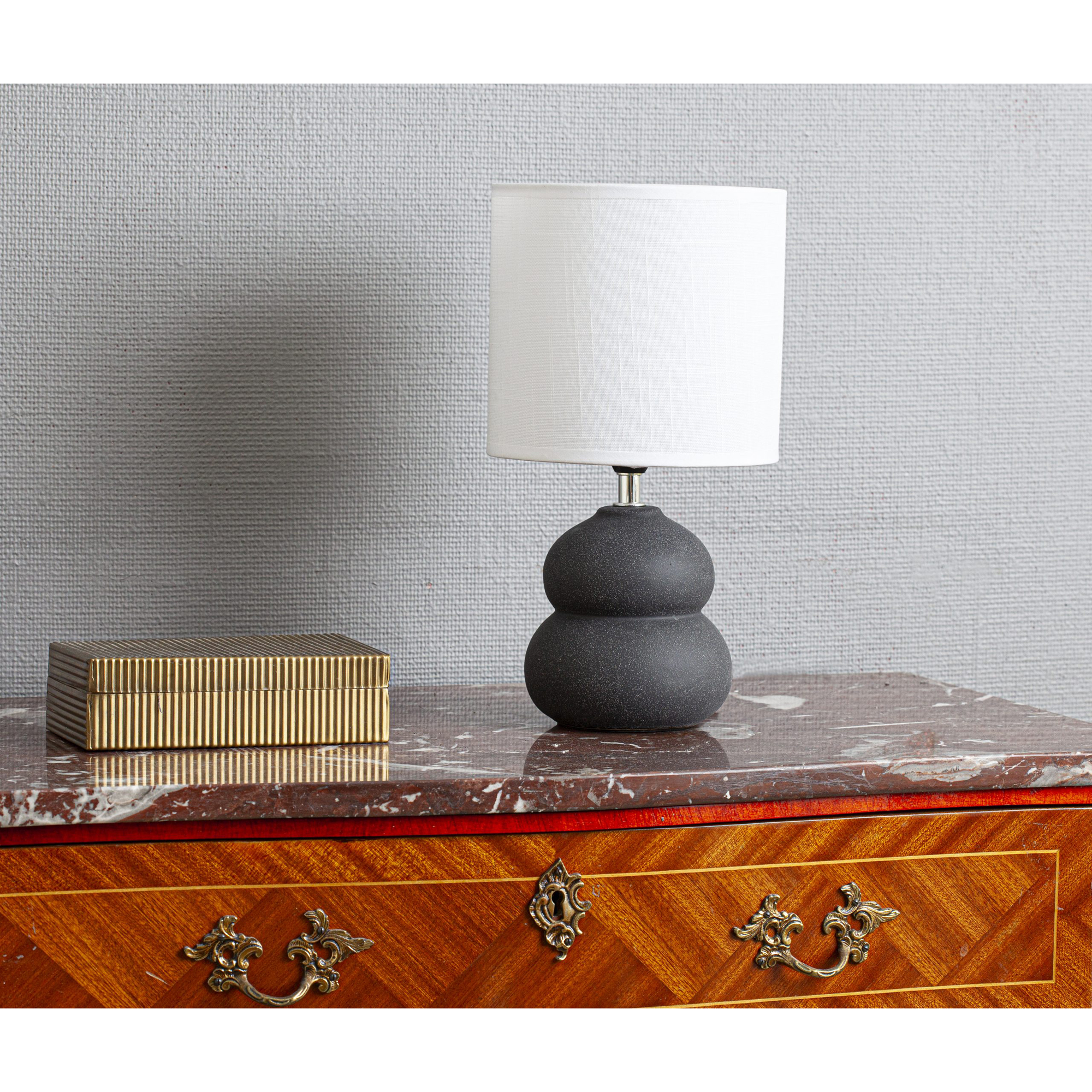 Bordslampa Cottex Lucie H28 cm Keramikfot med Lampskärm
