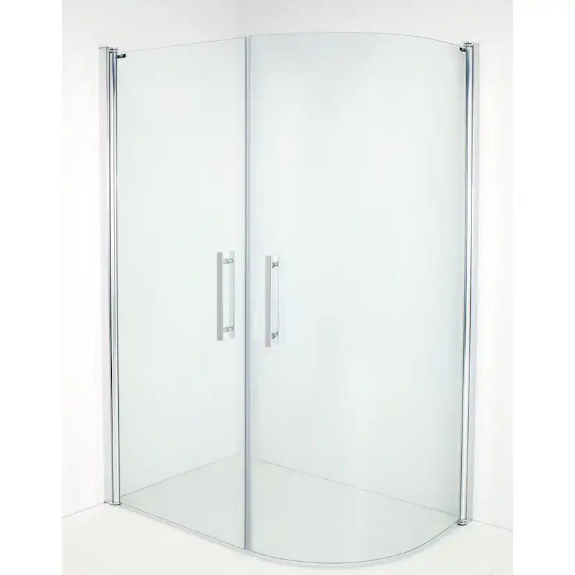 Duschhörn Arrow Free + Door/DuoDoor Klarglasx672x380