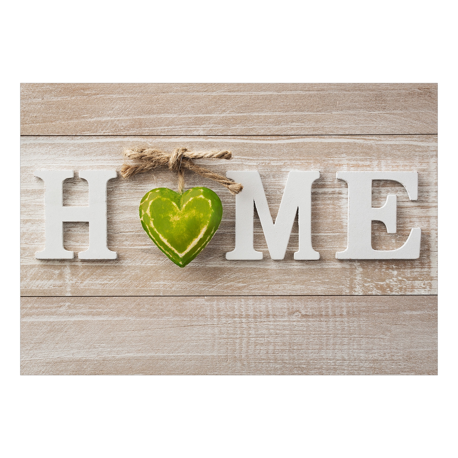 Fototapet Arkiio Självhäftande Home Heart Green