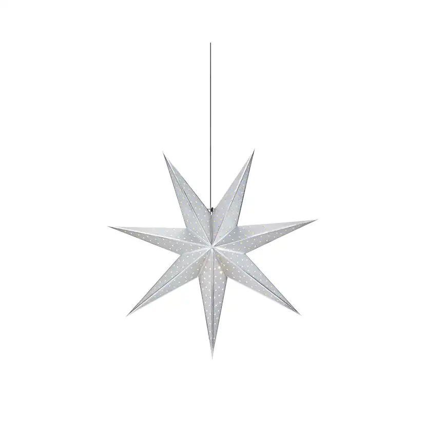 Adventsstjärna Markslöjd Glitter 45 cm Hängande