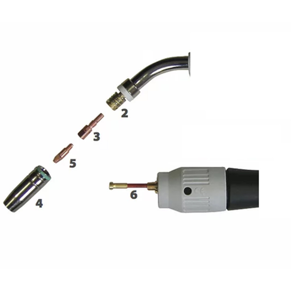 Munstycksadapter M6 x2st