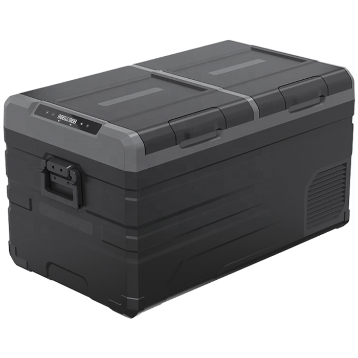 Kyl/frysbox 1852 95 L med kompressor, 2-delad kyl/frys 12/24/230 V