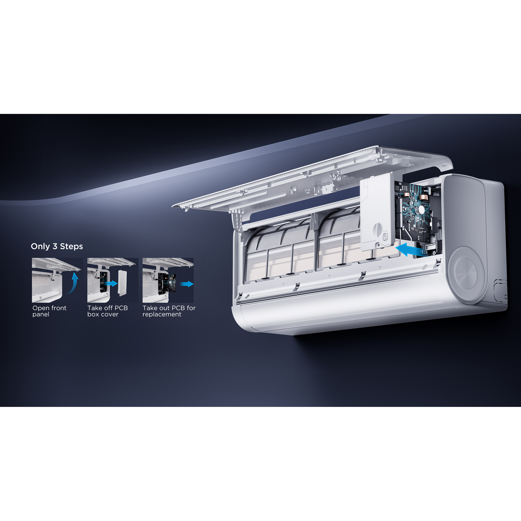 Luftvärmepump TCL S12P9S1 P9 12K AC-funktion och AI-styrning
