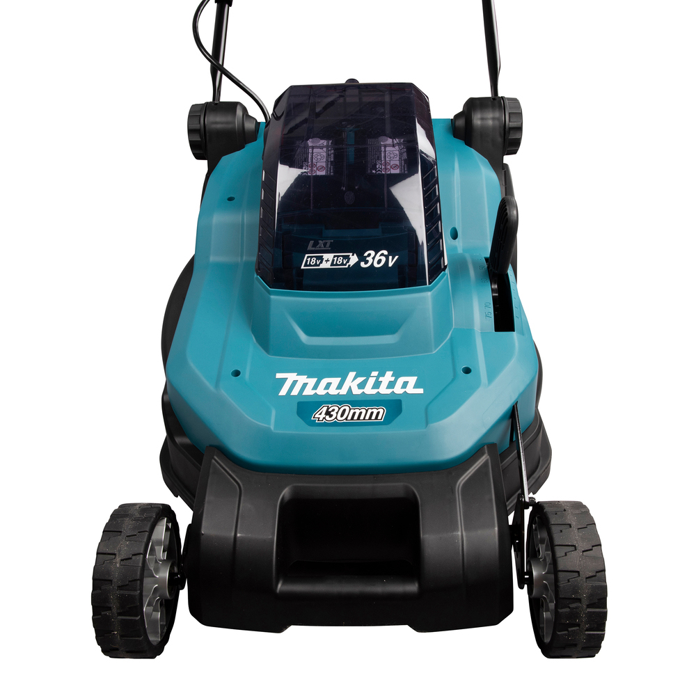 Gräsklippare Makita DLM432CT2 36 V med 5 Ah-batteri och Laddare