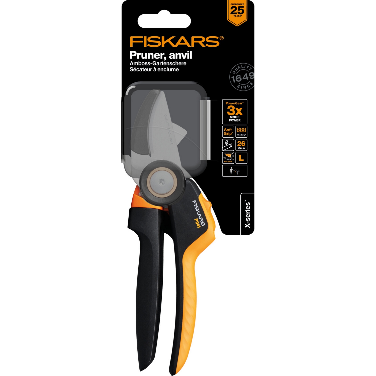 Sekatör Fiskars Xseries PGX P941 Mothåll M