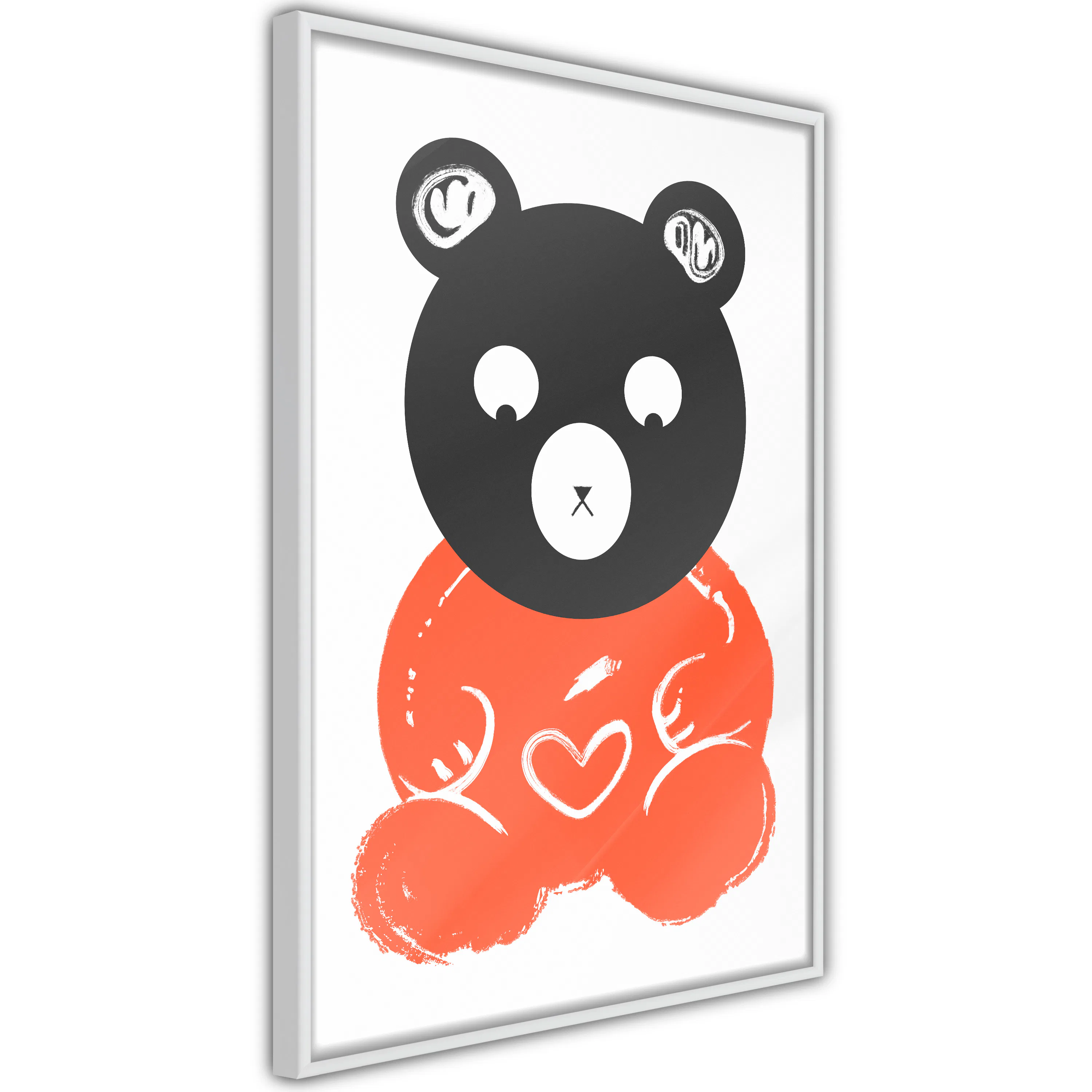 Poster Artgeist Affisch Thoughtful Bear