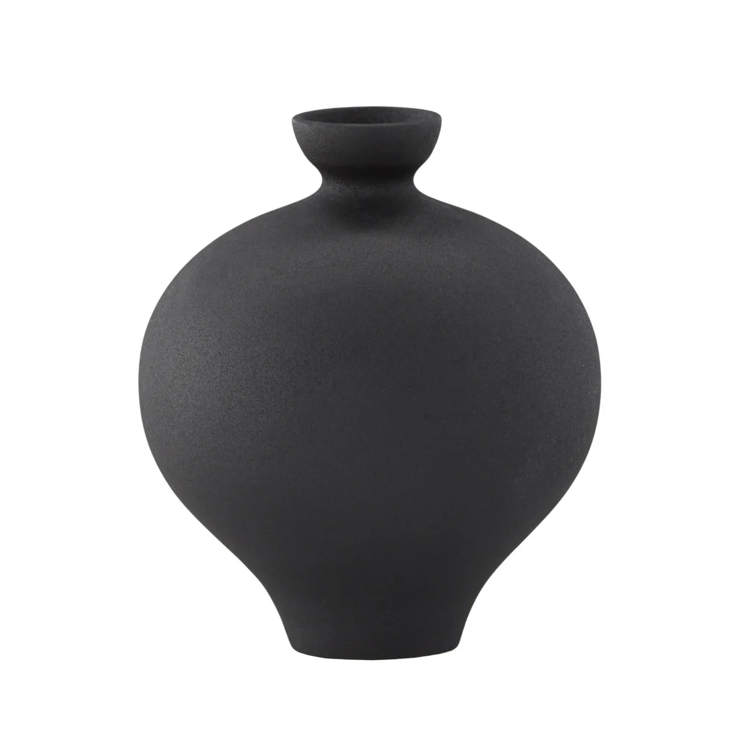 Rellis Vase - Black - D6*H24*B20cm Svart