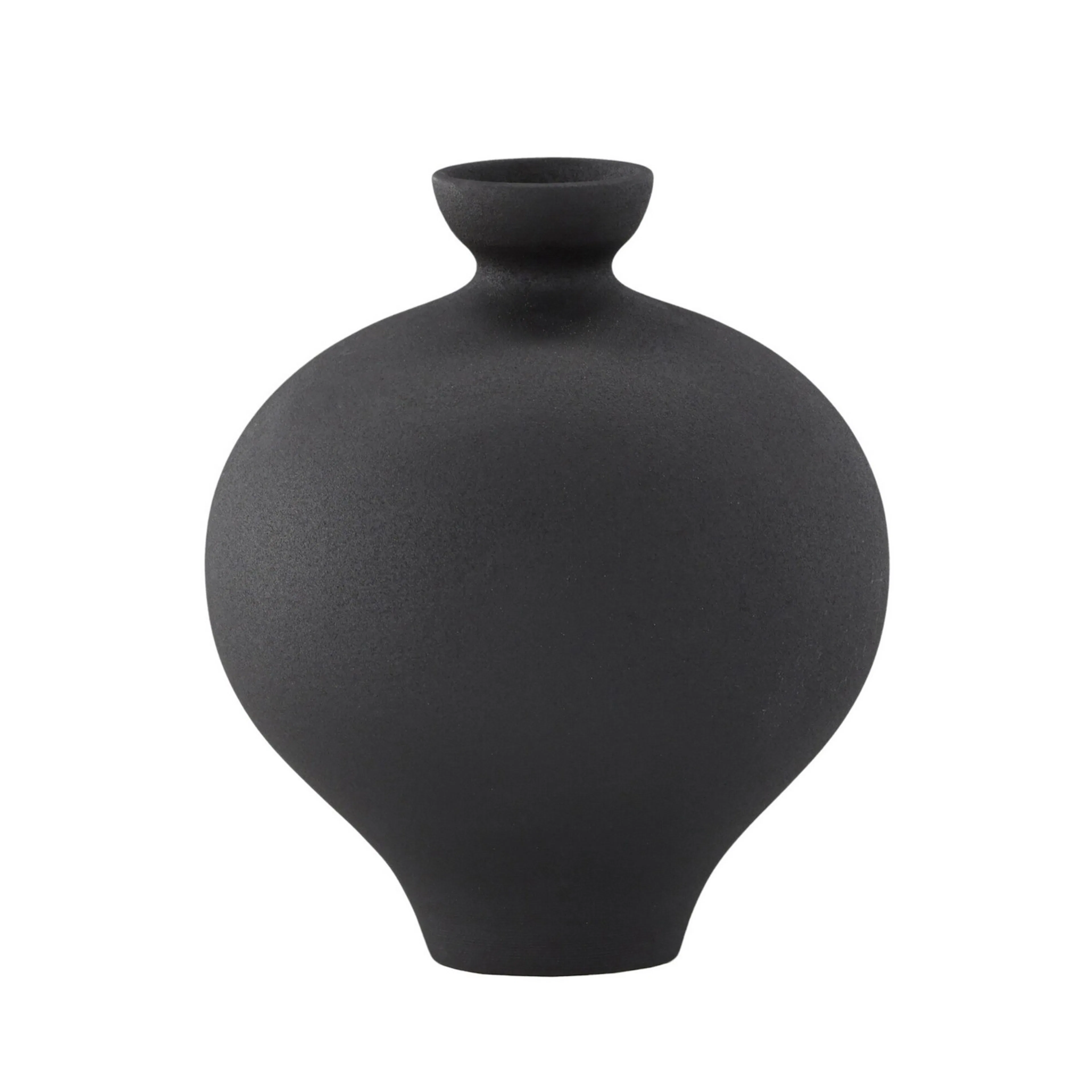 Rellis Vase - Black - D6*H24*B20cm Svart
